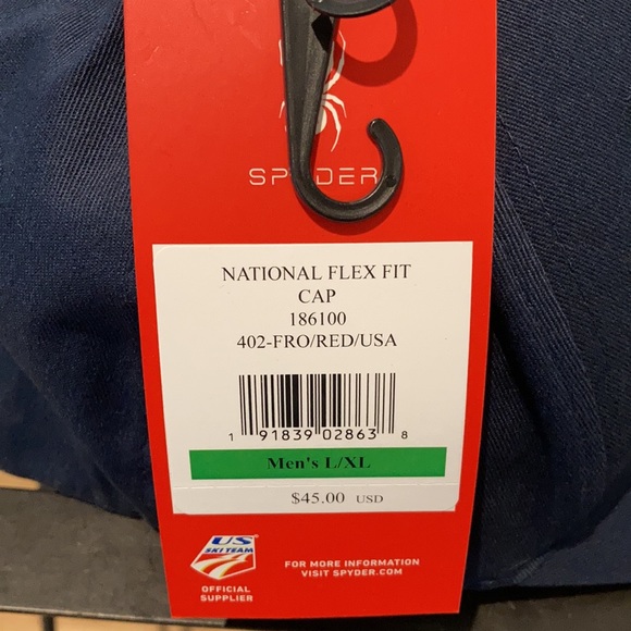 Spyder men’s  flex fit base ball hat - Picture 8 of 9